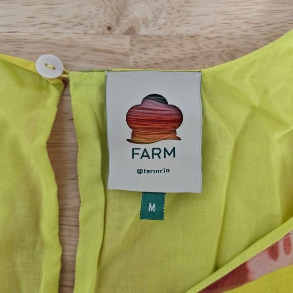 FARM Rio Vibrant Yellow and Pink Floral Maxi Dress - Picture 4 of 11